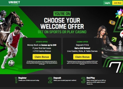 Unibet screenshot number 1