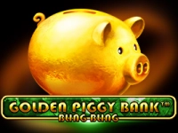 Golden Piggy Bank Bling Bling