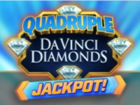 Quadruple Da Vinci Diamonds Jackpot!