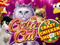 Cutie Cat Crazy Chicken Shooter